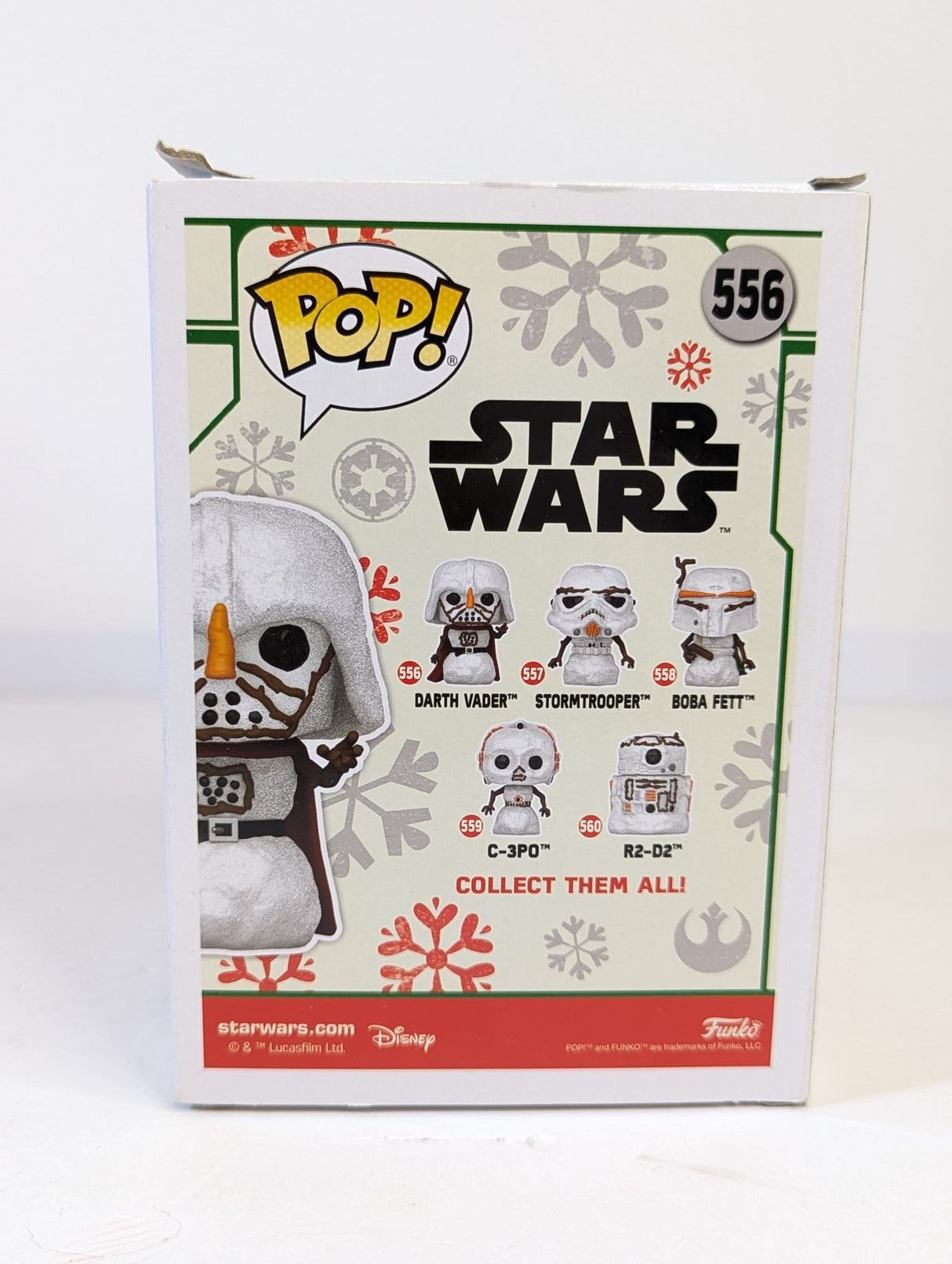 Star Wars Darth Vader (Snowman) Funko Pop! Vinyl Figure #556