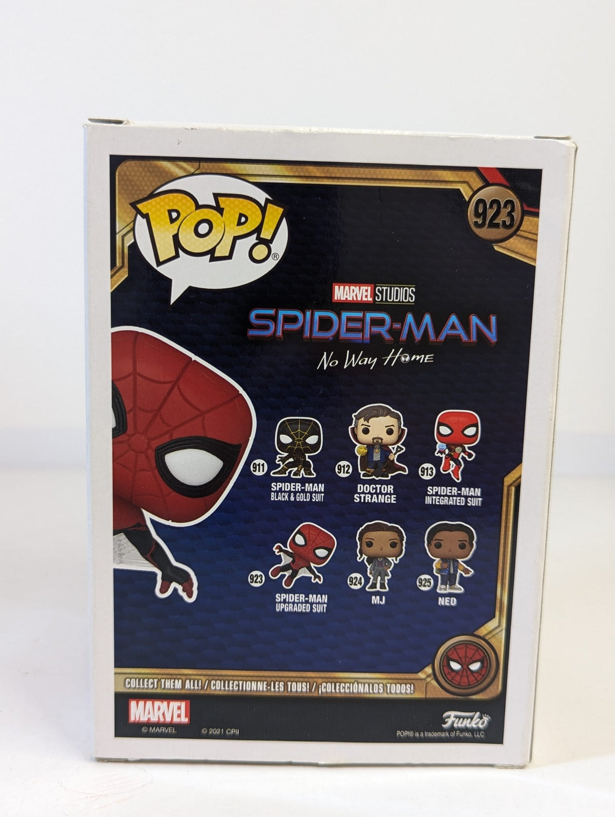 Marvel Spider-Man No Way Home Spider-Man (Upgraded Suit) Funko Pop! Vinyl Figure #923