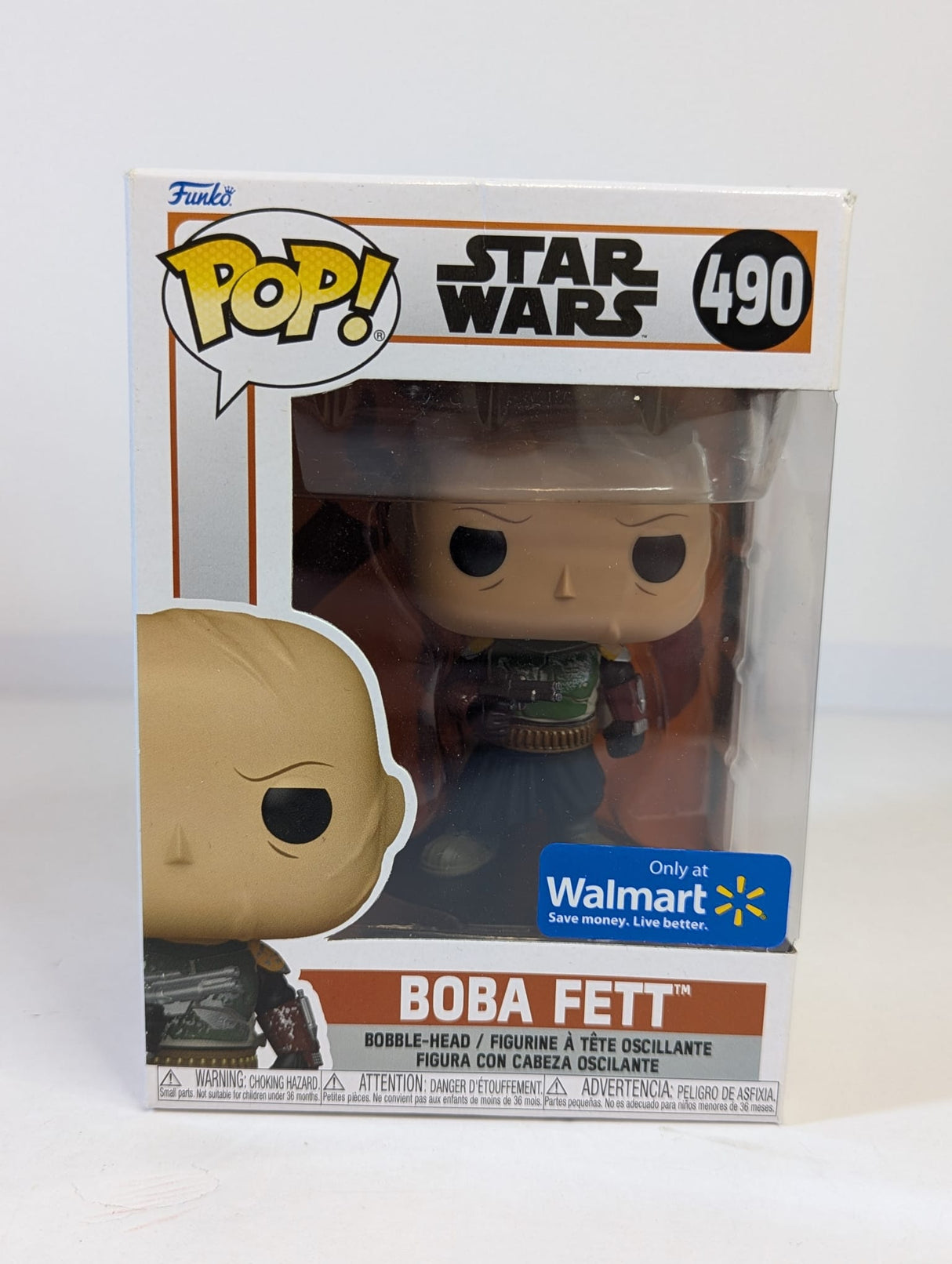 Star Wars Boba Fett (Unmasked) Funko Pop! Vinyl Figure #490
