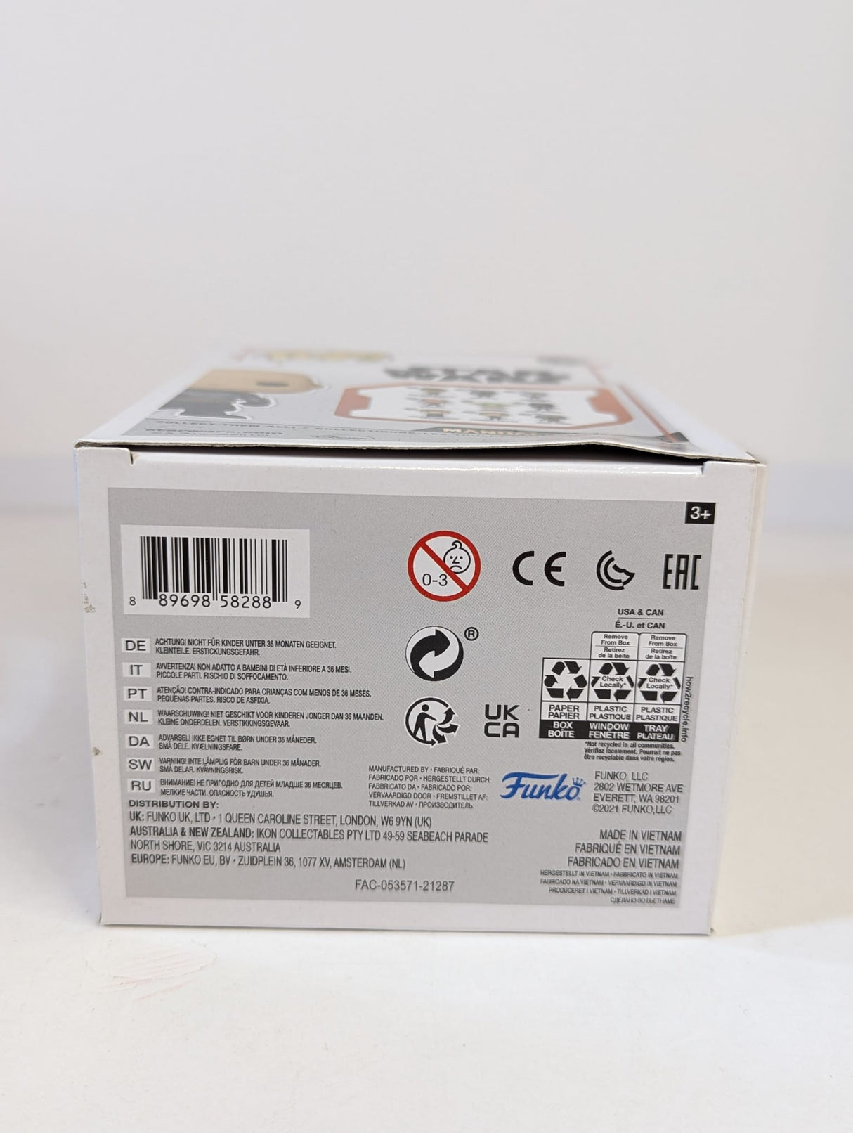 Star Wars Boba Fett (Unmasked) Funko Pop! Vinyl Figure #490