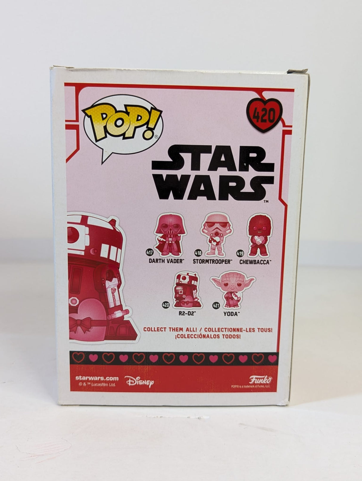 Star Wars R2-D2 (Valentine's Edition) Funko Pop! Vinyl Figure #420
