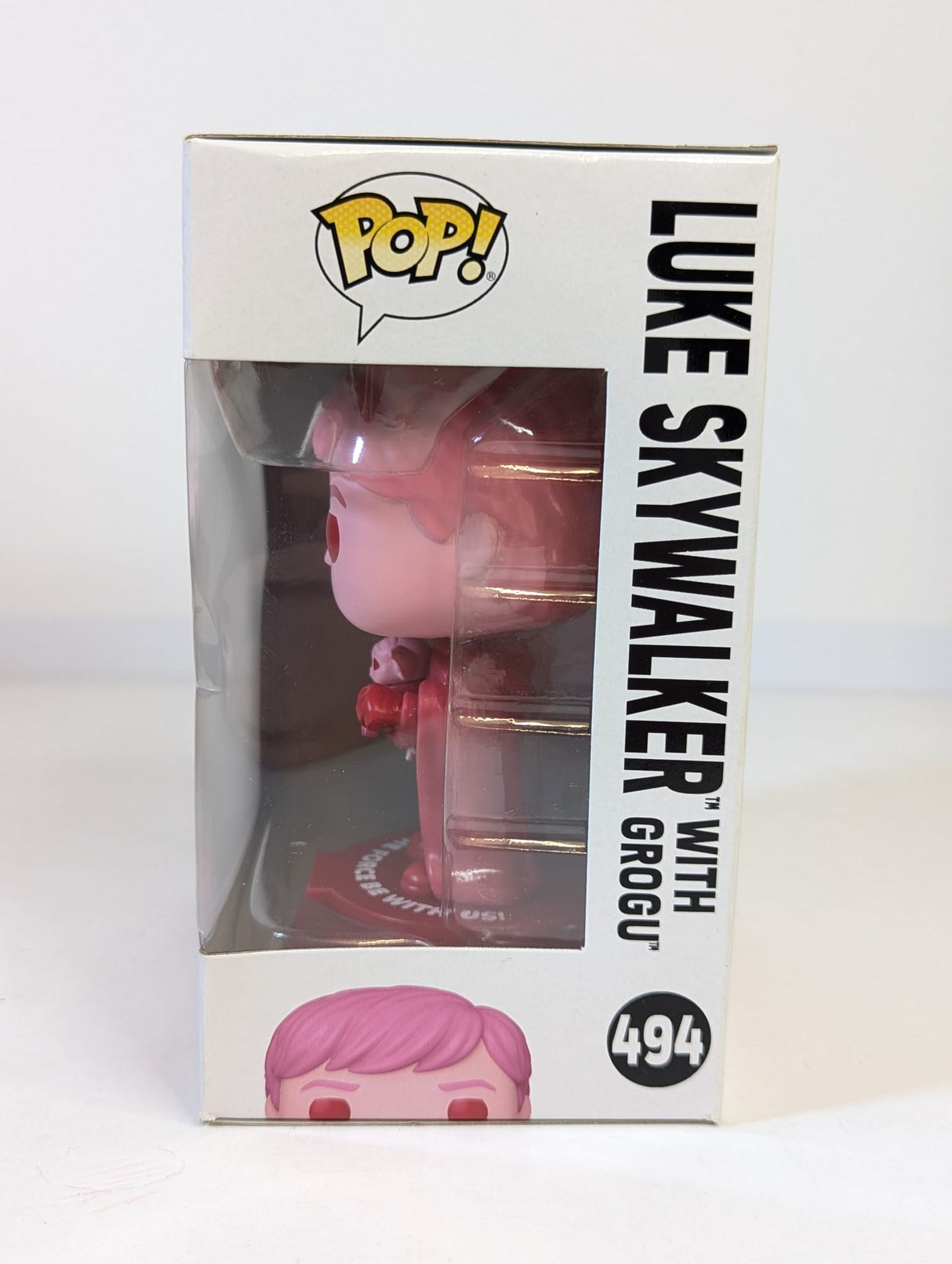 Star Wars Luke Skywalker With Grogu (Valentine's Edition) Funko Pop! Vinyl Figure #494