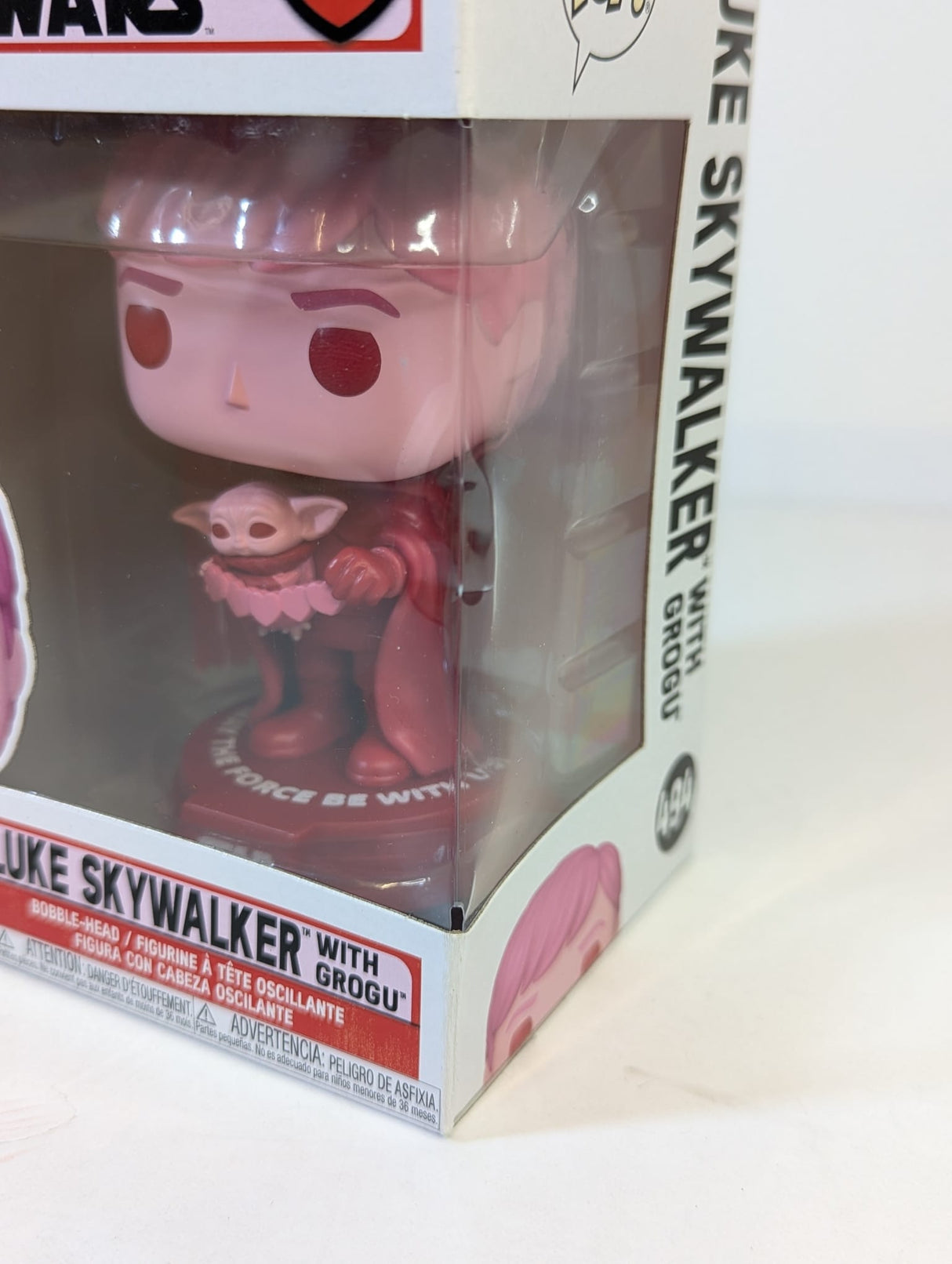 Star Wars Luke Skywalker With Grogu (Valentine's Edition) Funko Pop! Vinyl Figure #494