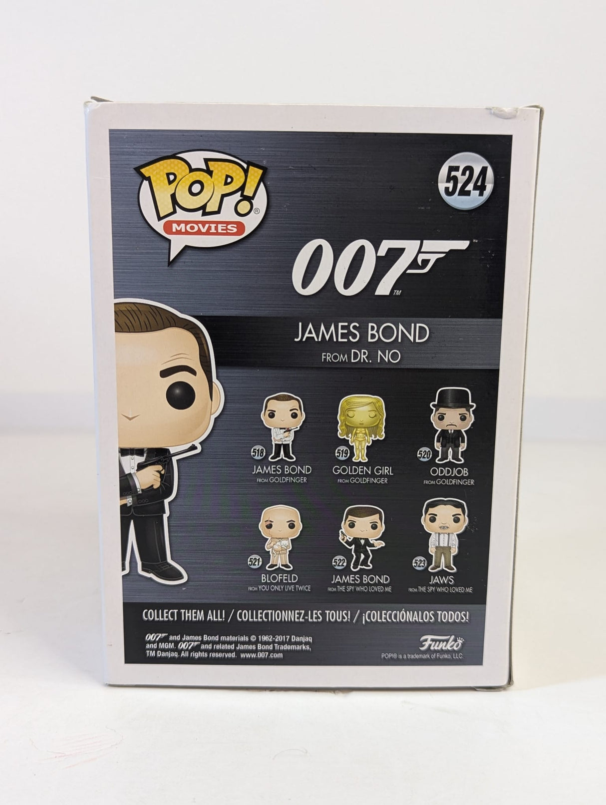 007 James Bond From Dr. No Funko Pop! Vinyl Figure #524