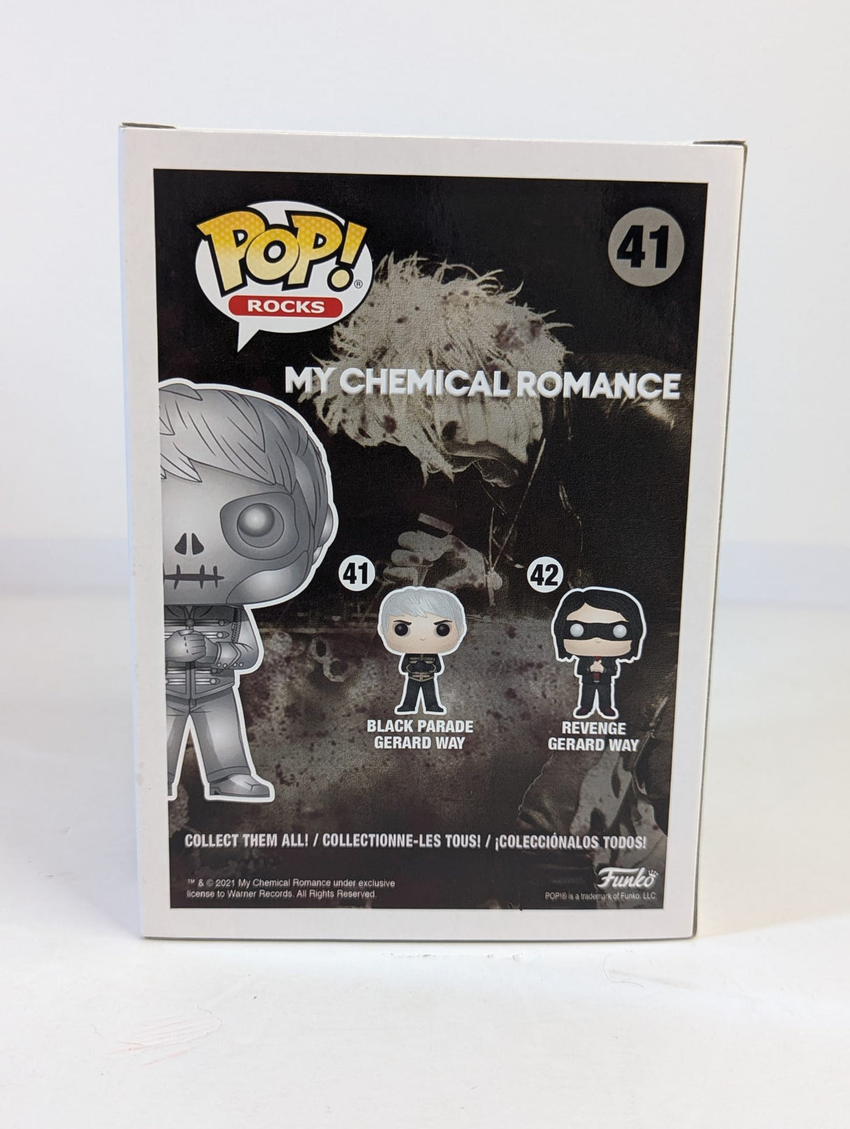 My Chemical Romance Skeleton Gerard Way Funko Pop! Vinyl Figure #41