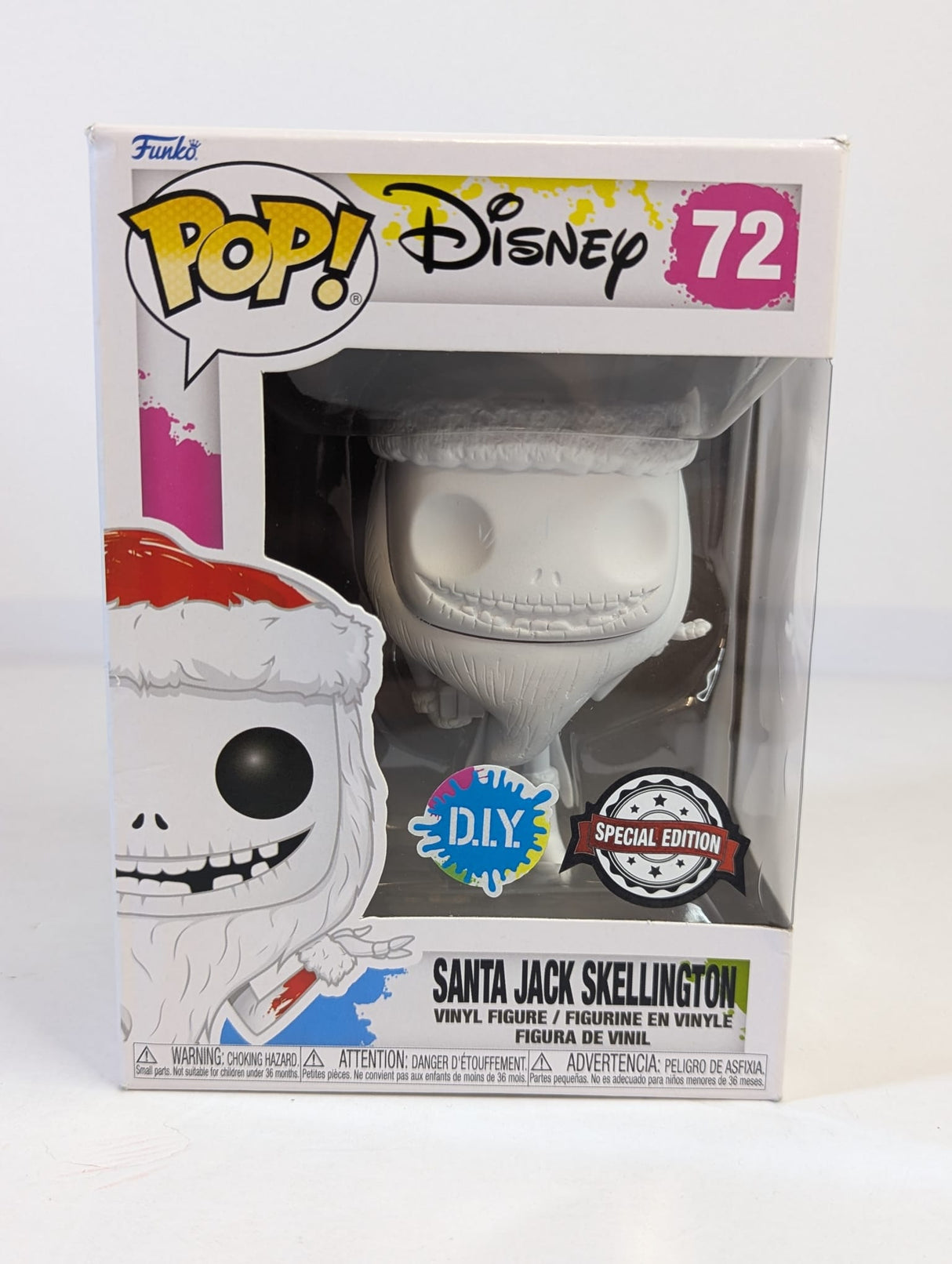 The Nightmare Before Christmas Santa Jack Skellington (DIY Special Edition) Funko Pop! Vinyl Figure #72