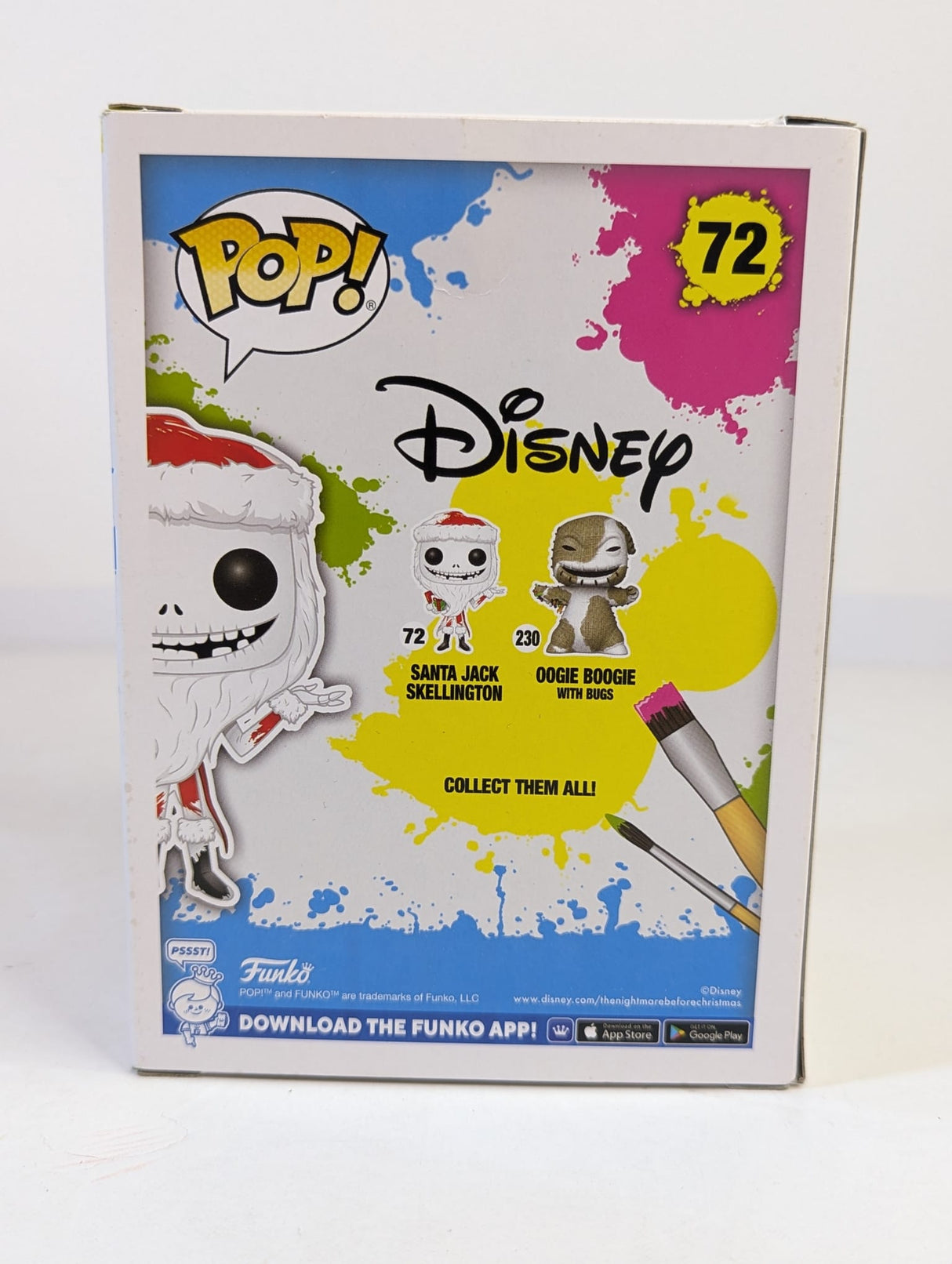 The Nightmare Before Christmas Santa Jack Skellington (DIY Special Edition) Funko Pop! Vinyl Figure #72