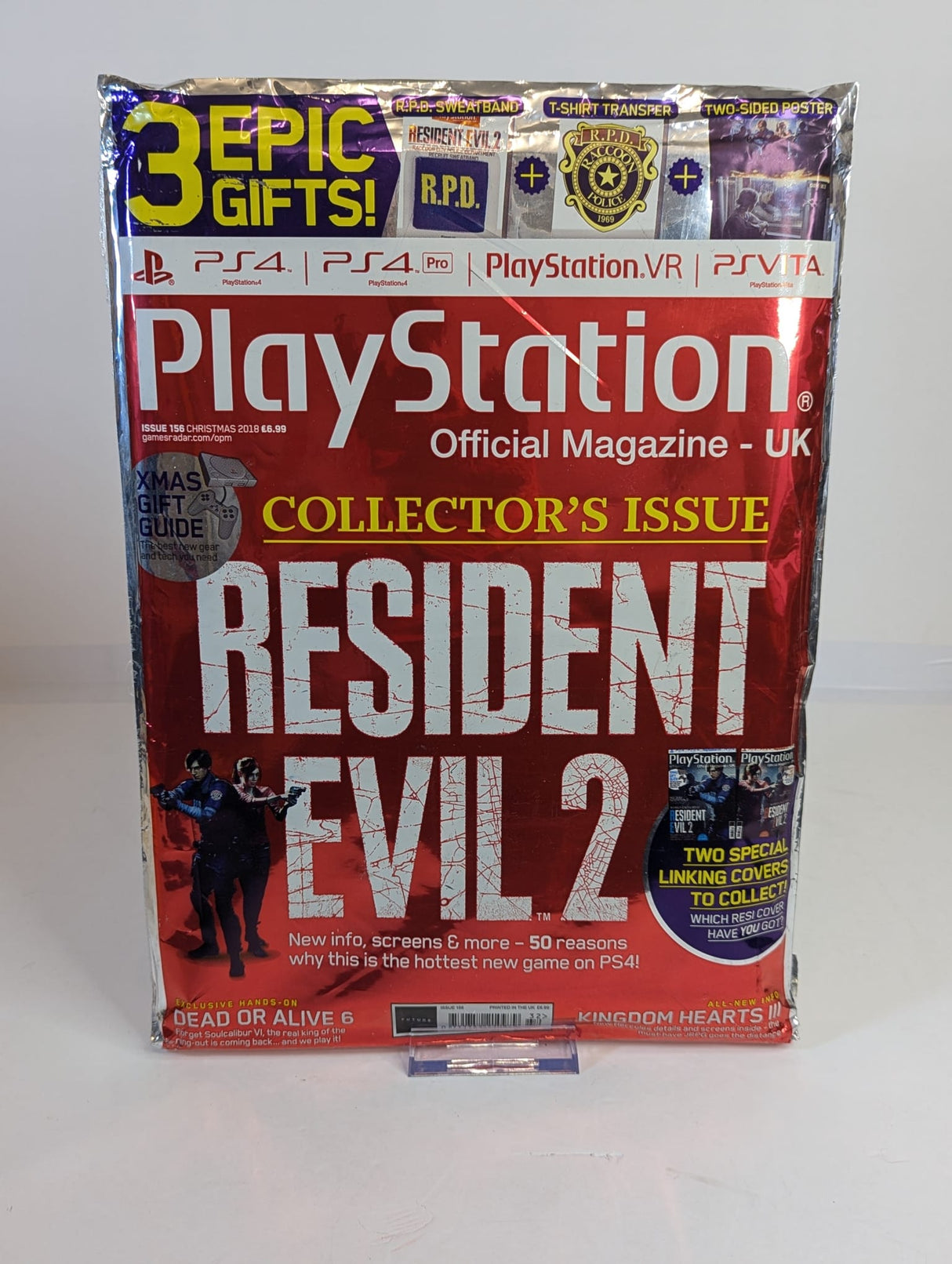 PlayStation Official Magazine UK #156 Resident Evil 2 Collector's Issue (Sealed With Free Gifts)