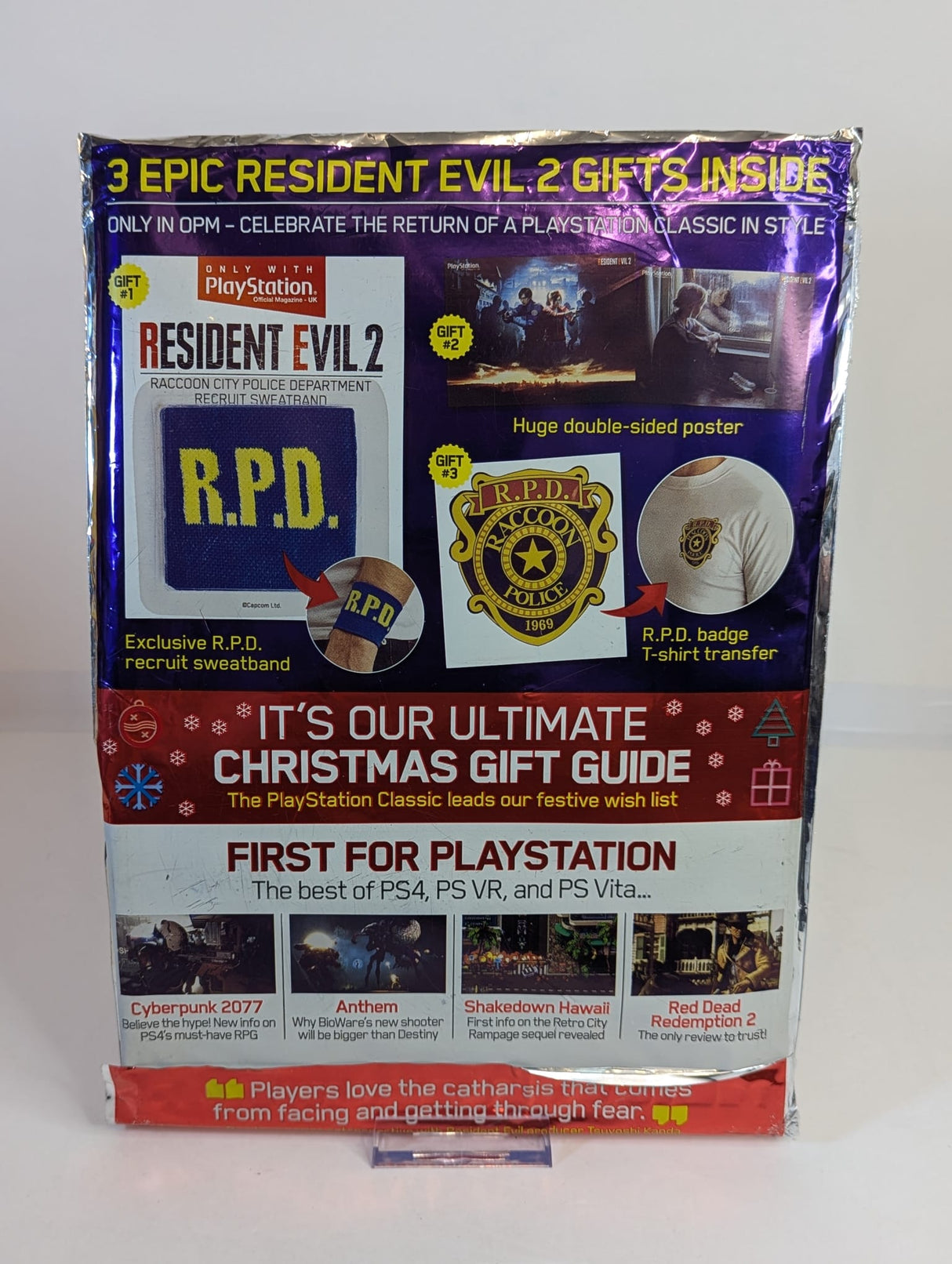 PlayStation Official Magazine UK #156 Resident Evil 2 Collector's Issue (Sealed With Free Gifts)