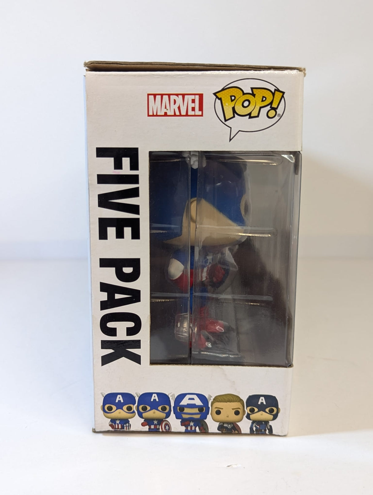 Marvel Captain America Through the Ages Funko Pop! Vinyl Figure 5-Pack