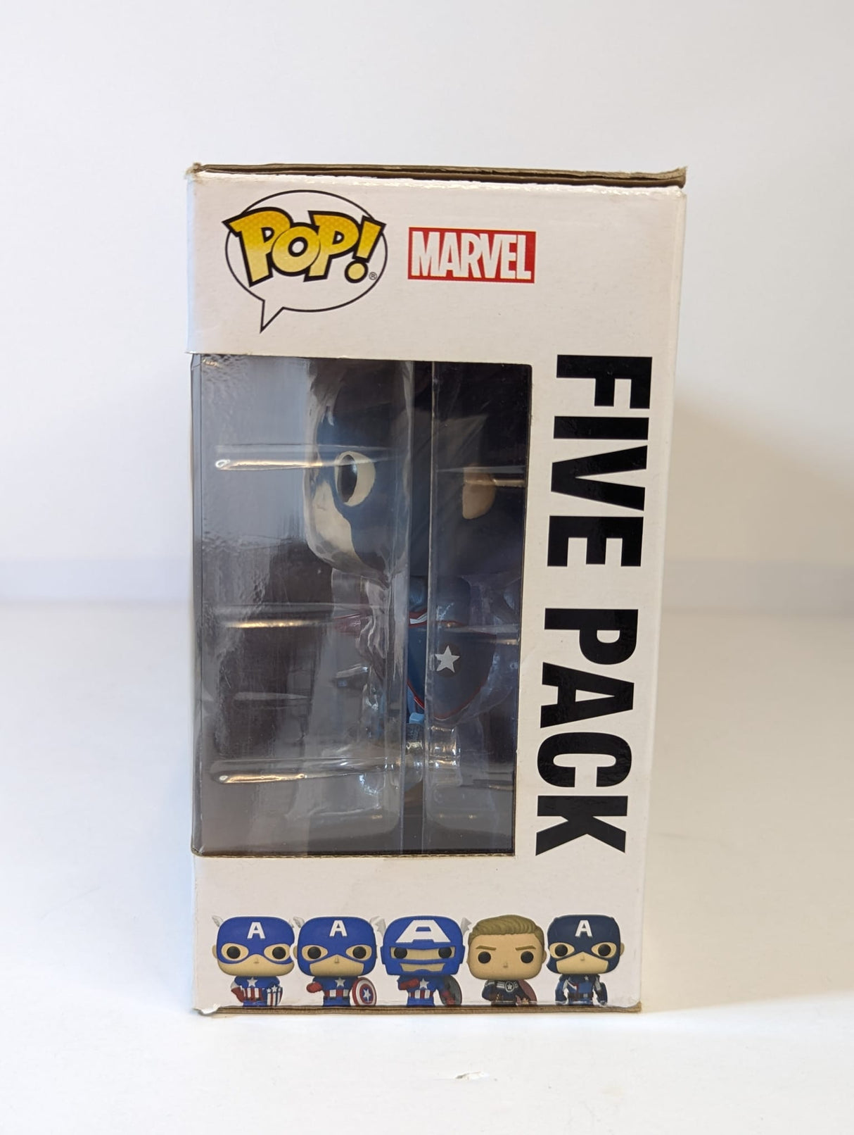 Marvel Captain America Through the Ages Funko Pop! Vinyl Figure 5-Pack
