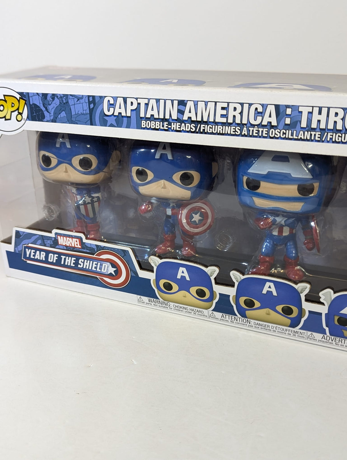 Marvel Captain America Through the Ages Funko Pop! Vinyl Figure 5-Pack