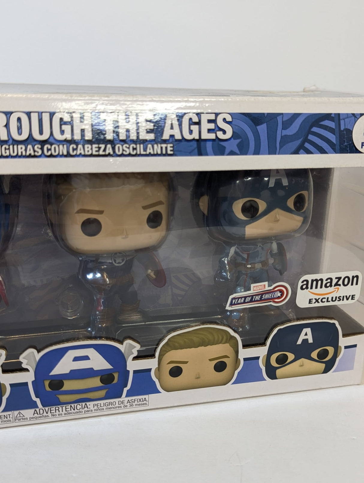 Marvel Captain America Through the Ages Funko Pop! Vinyl Figure 5-Pack