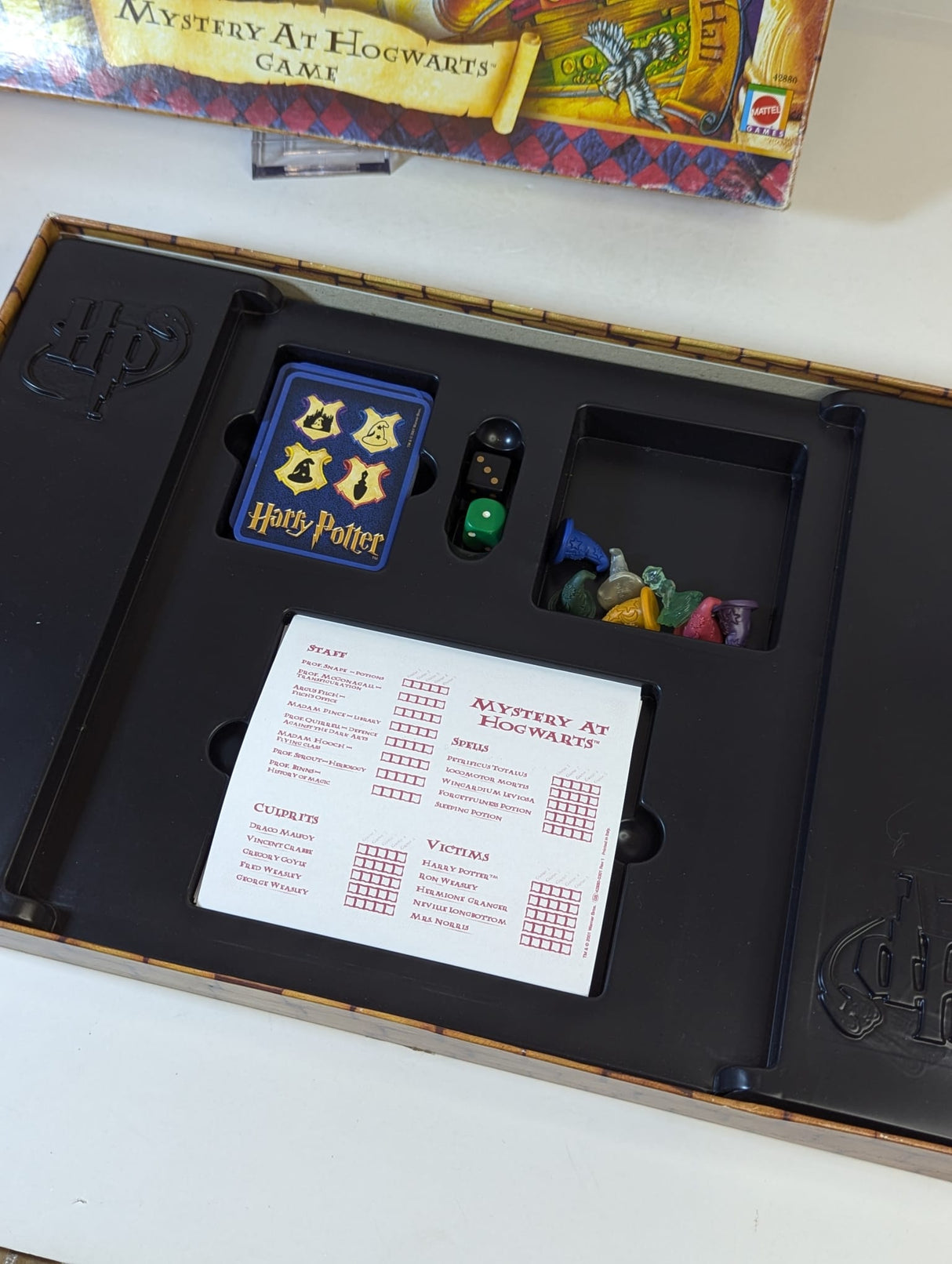 Harry Potter and the Philosopher's Stone Mystery at Hogwarts Board Game