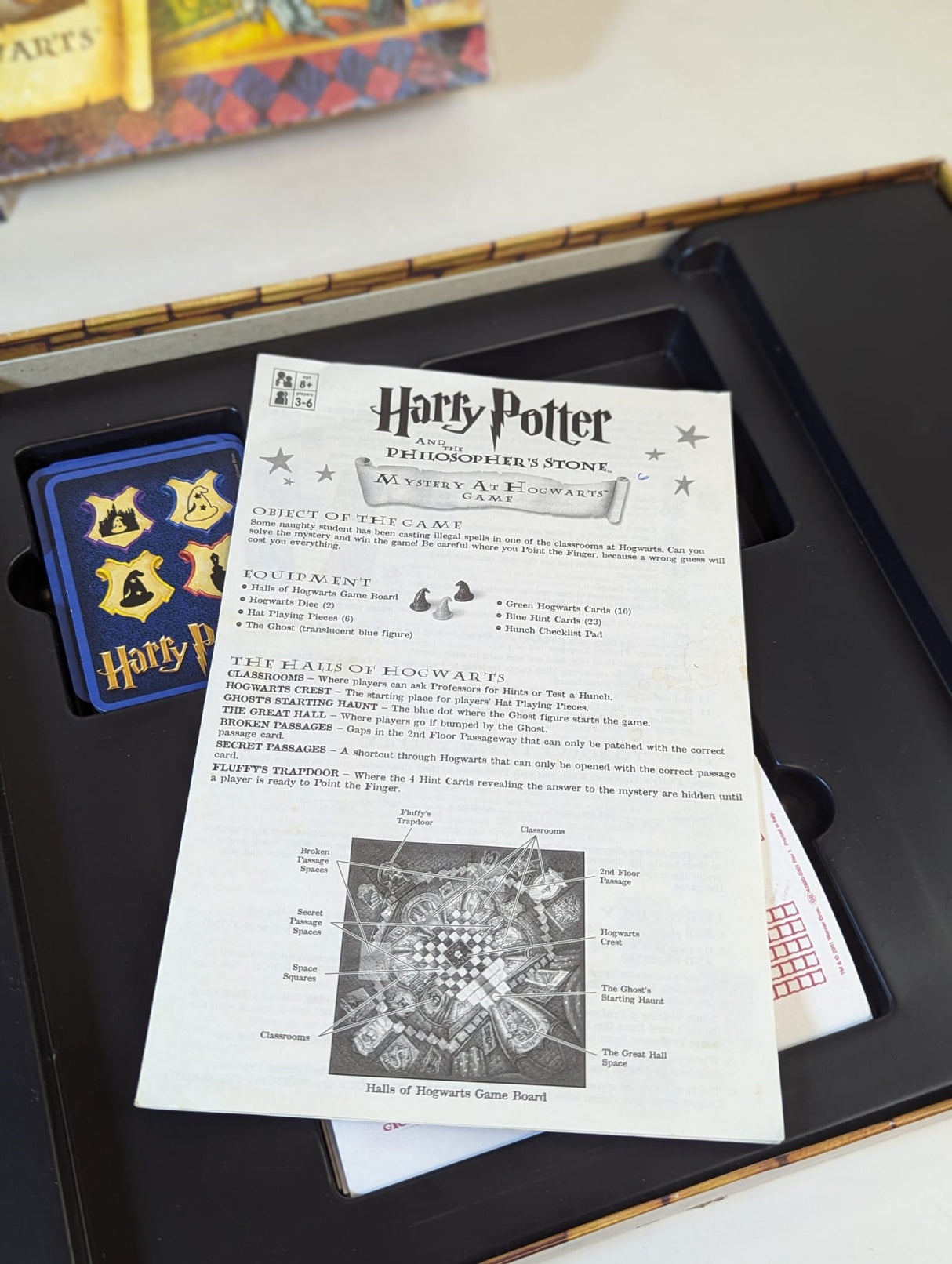 Harry Potter and the Philosopher's Stone Mystery at Hogwarts Board Game