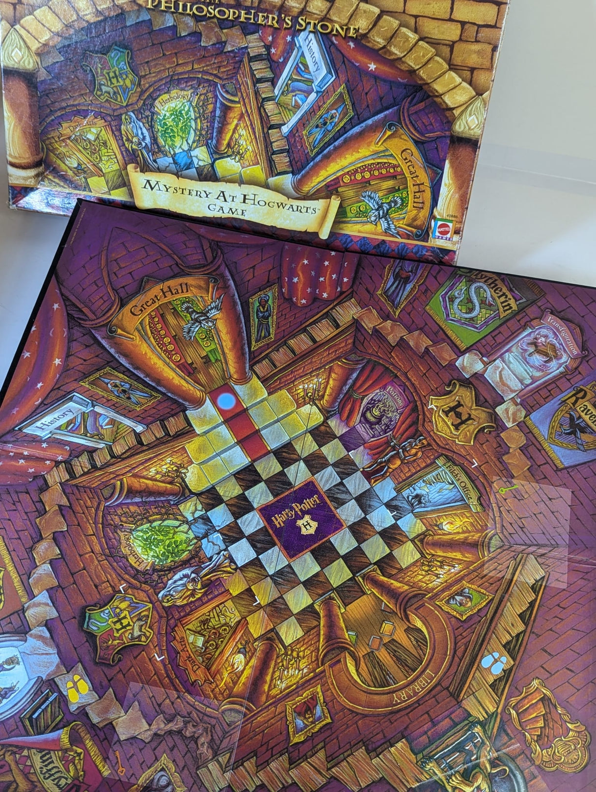 Harry Potter and the Philosopher's Stone Mystery at Hogwarts Board Game