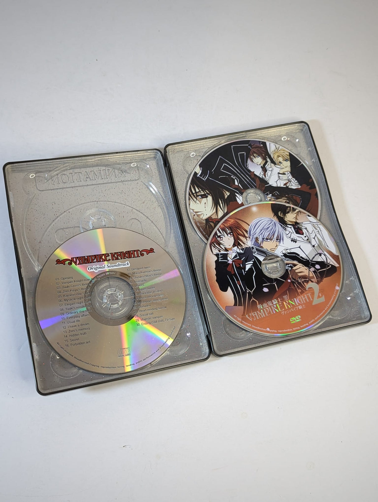 Vampire Knight Season 1 & 2 DVD and Soundtrack CD Collector's Edition