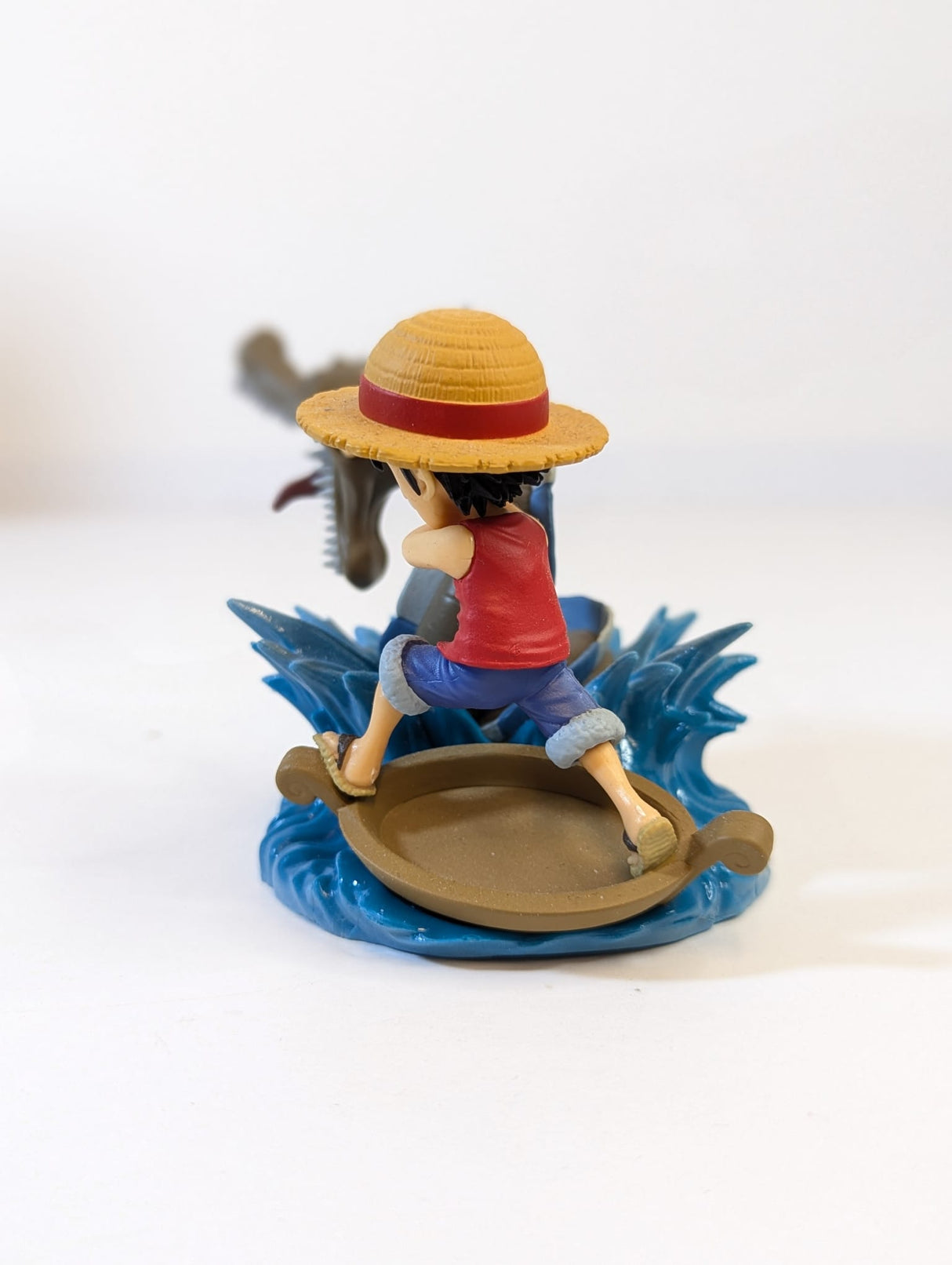 One Piece Log Stories Monkey D. Luffy vs. Local Sea Monster 7cm Banpresto Figure