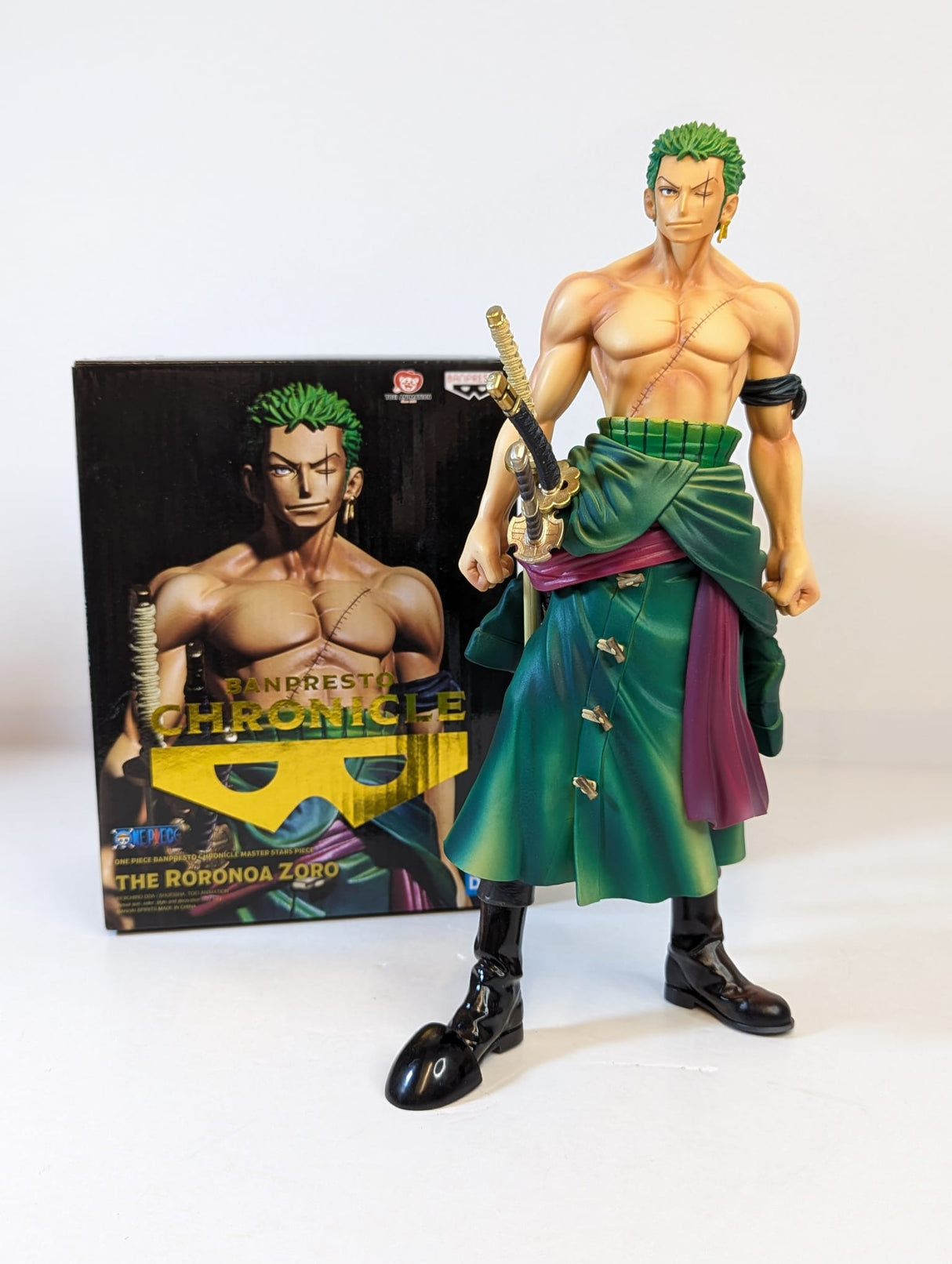 One Piece The Roronoa Zoro Banpresto Chronicle Master Stars Piece 11" Figure