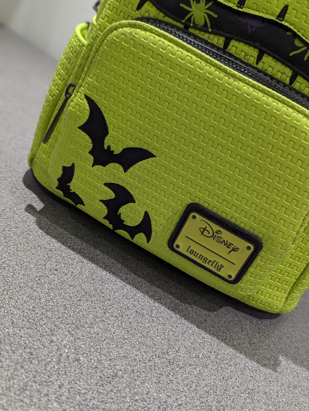 The Nightmare Before Christmas Oogie Boogie 2021 Glow in the Dark Loungefly Backpack