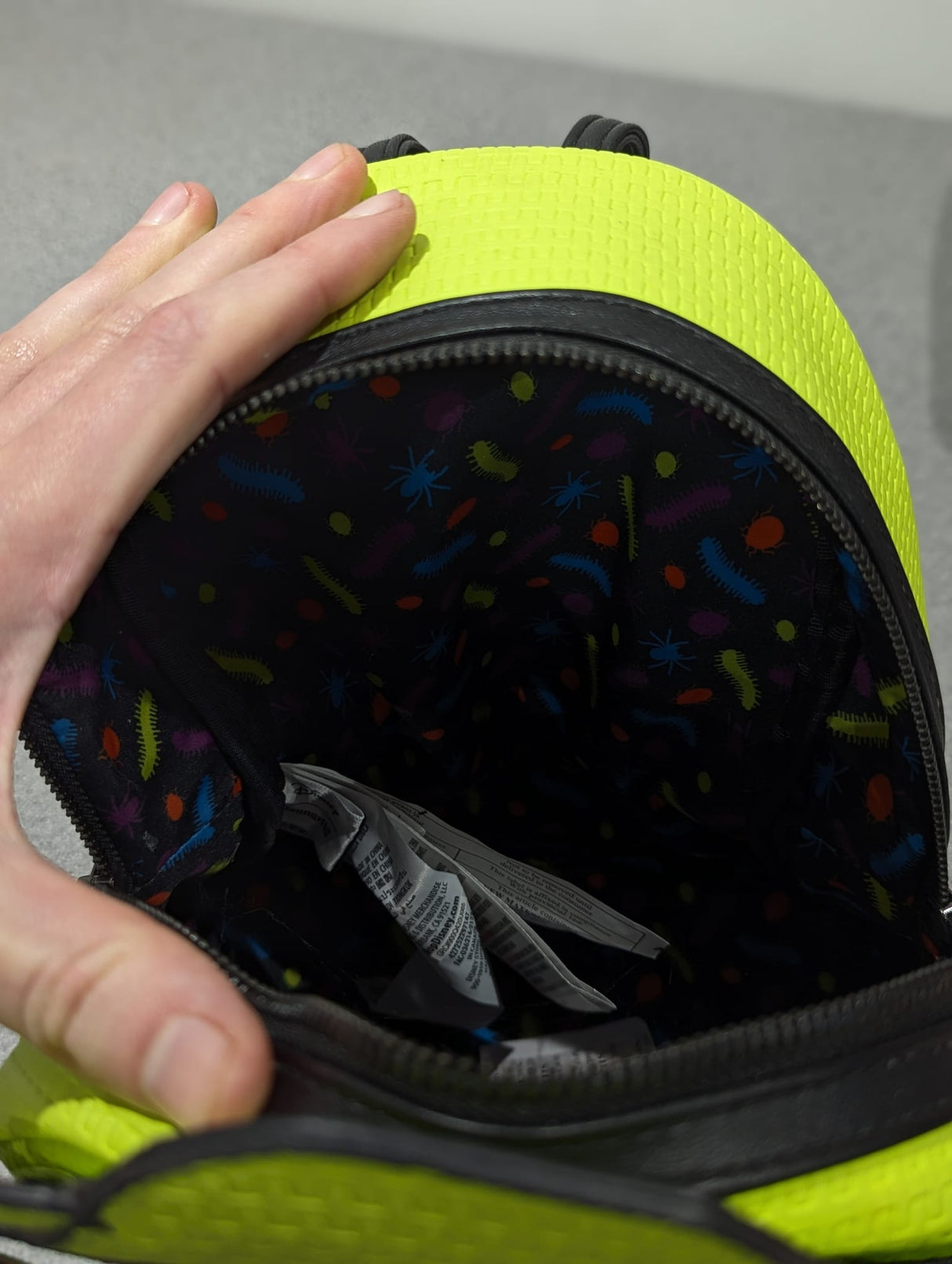 The Nightmare Before Christmas Oogie Boogie 2021 Glow in the Dark Loungefly Backpack