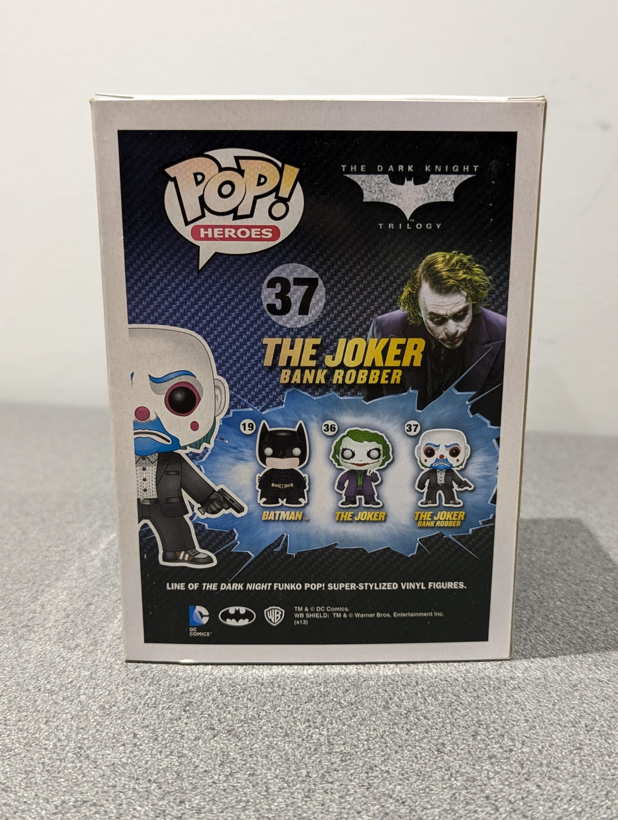 DC Comics Batman The Dark Knight Trilogy The Joker Bank Robber Funko Pop! Vinyl Figure #37