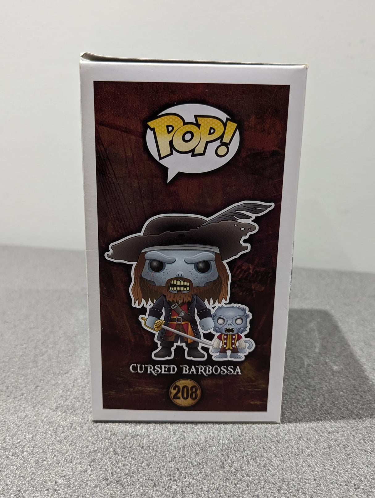 Disney Pirates of the Caribbean Cursed Barbossa Funko Pop! Vinyl Figure #208