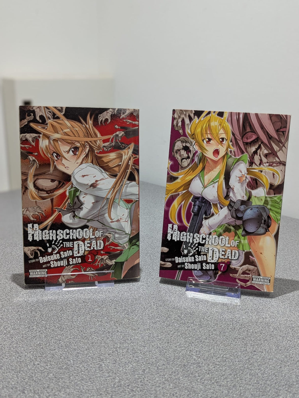Highschool of the Dead Volumes 1 - 7 Complete Bundle