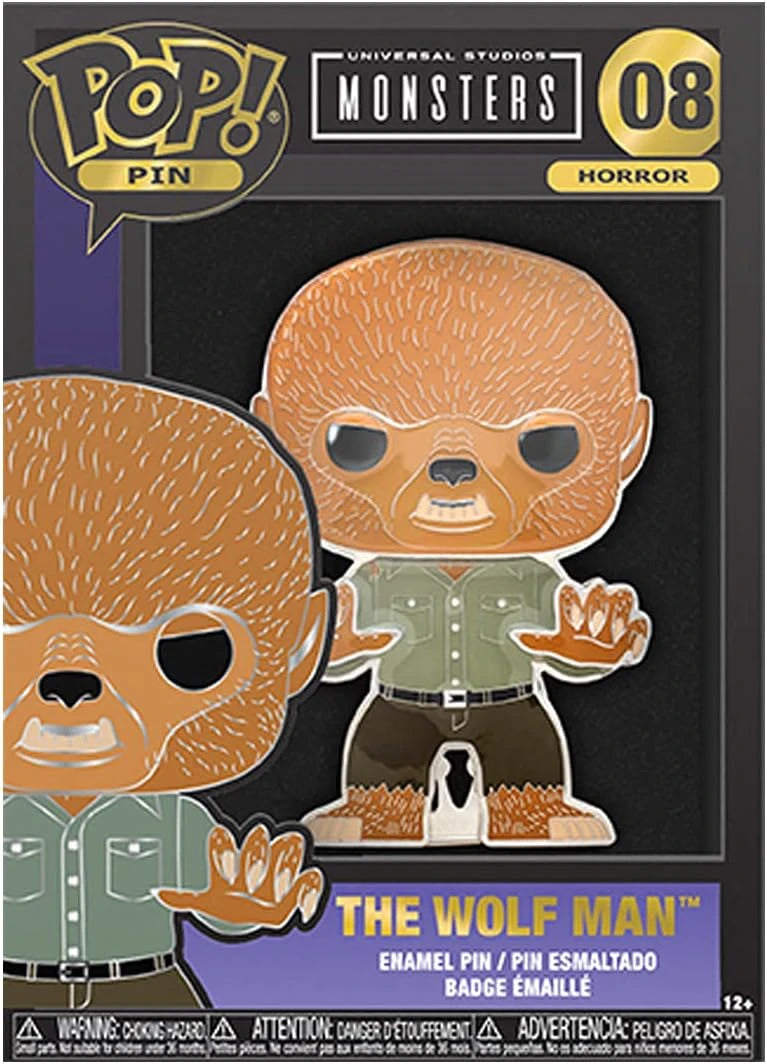 Universal Monsters The Wolf Man 10cm Funko Enamel Pin