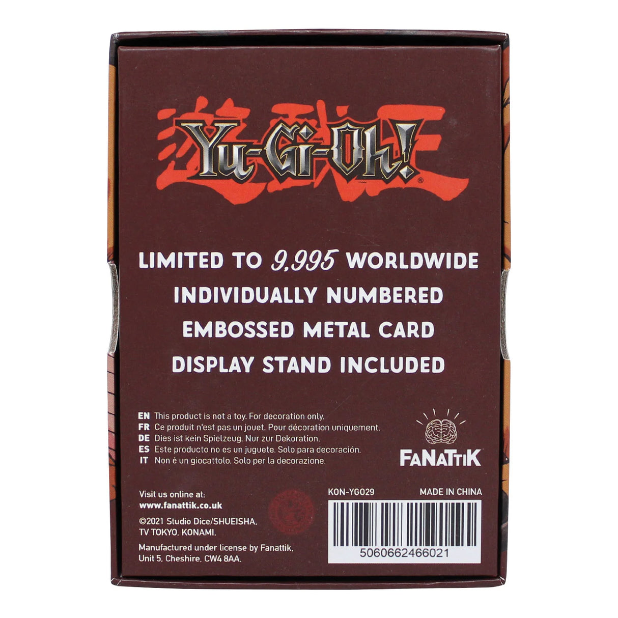 Yu-Gi-Oh! Limited Edition Baby Dragon Metal Card