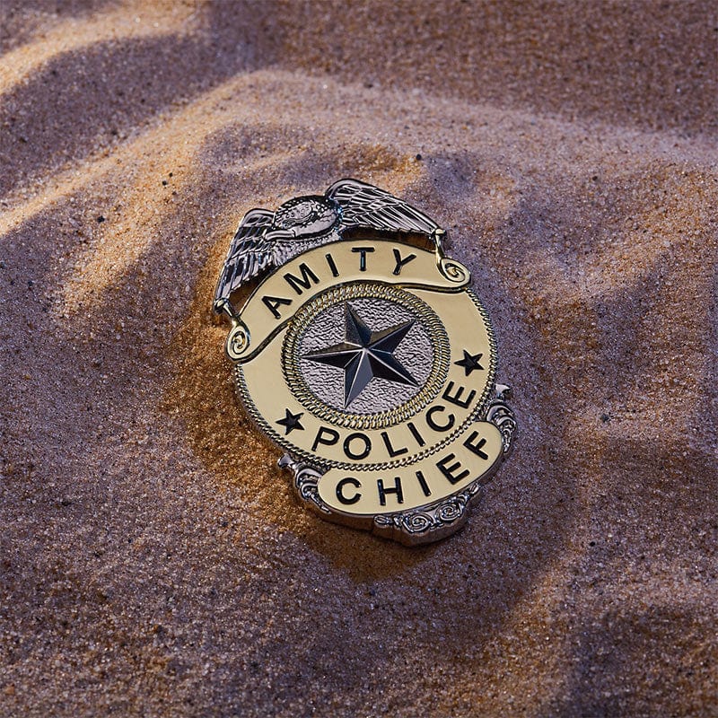 Jaws Amity Police Chief Pin Badge