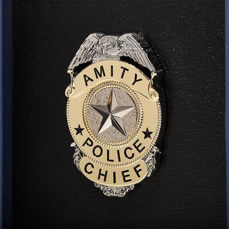 Jaws Amity Police Chief Pin Badge