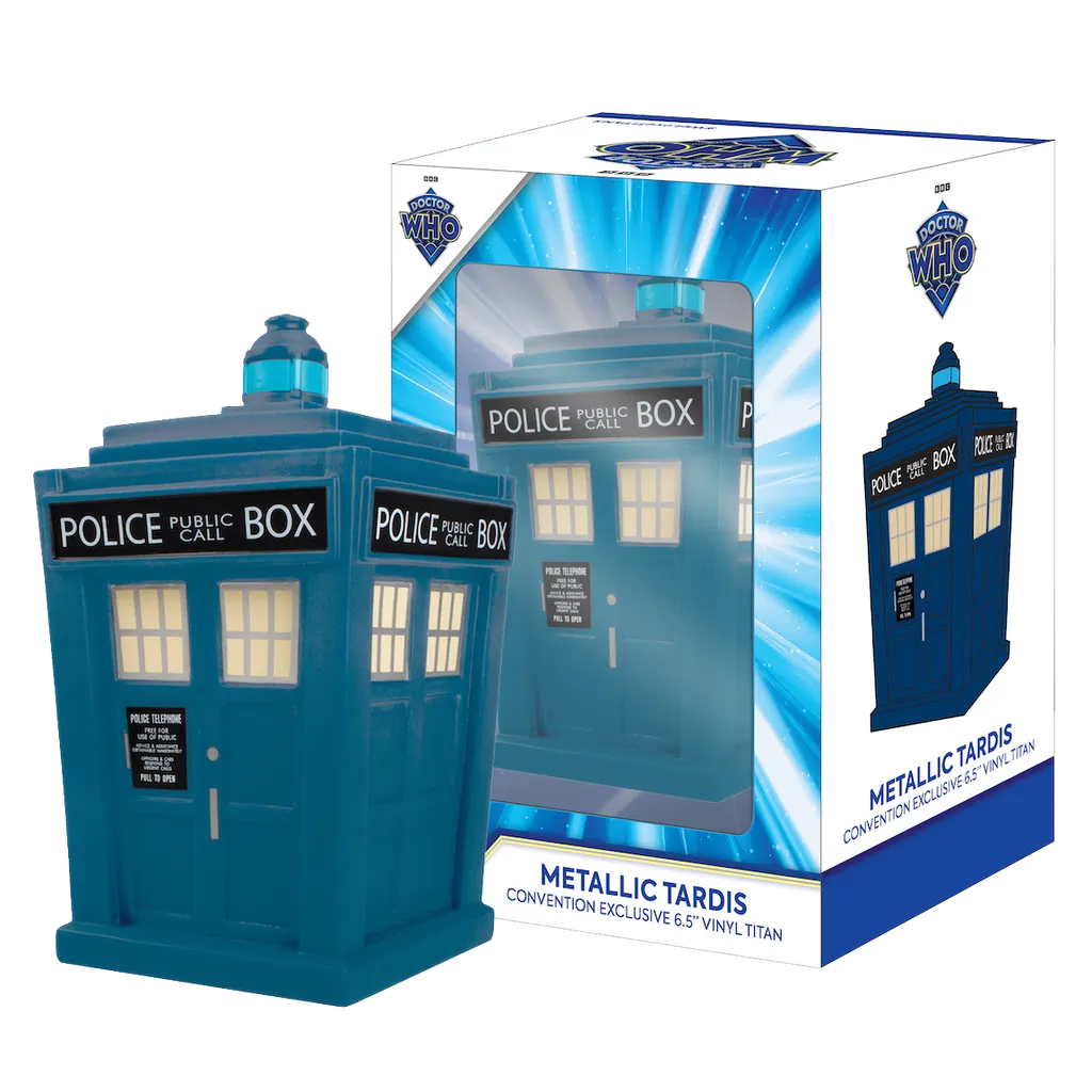 Doctor Who Fifteenth DR Metallic Blue SDCC 2024 Exclusive 6" Tardis