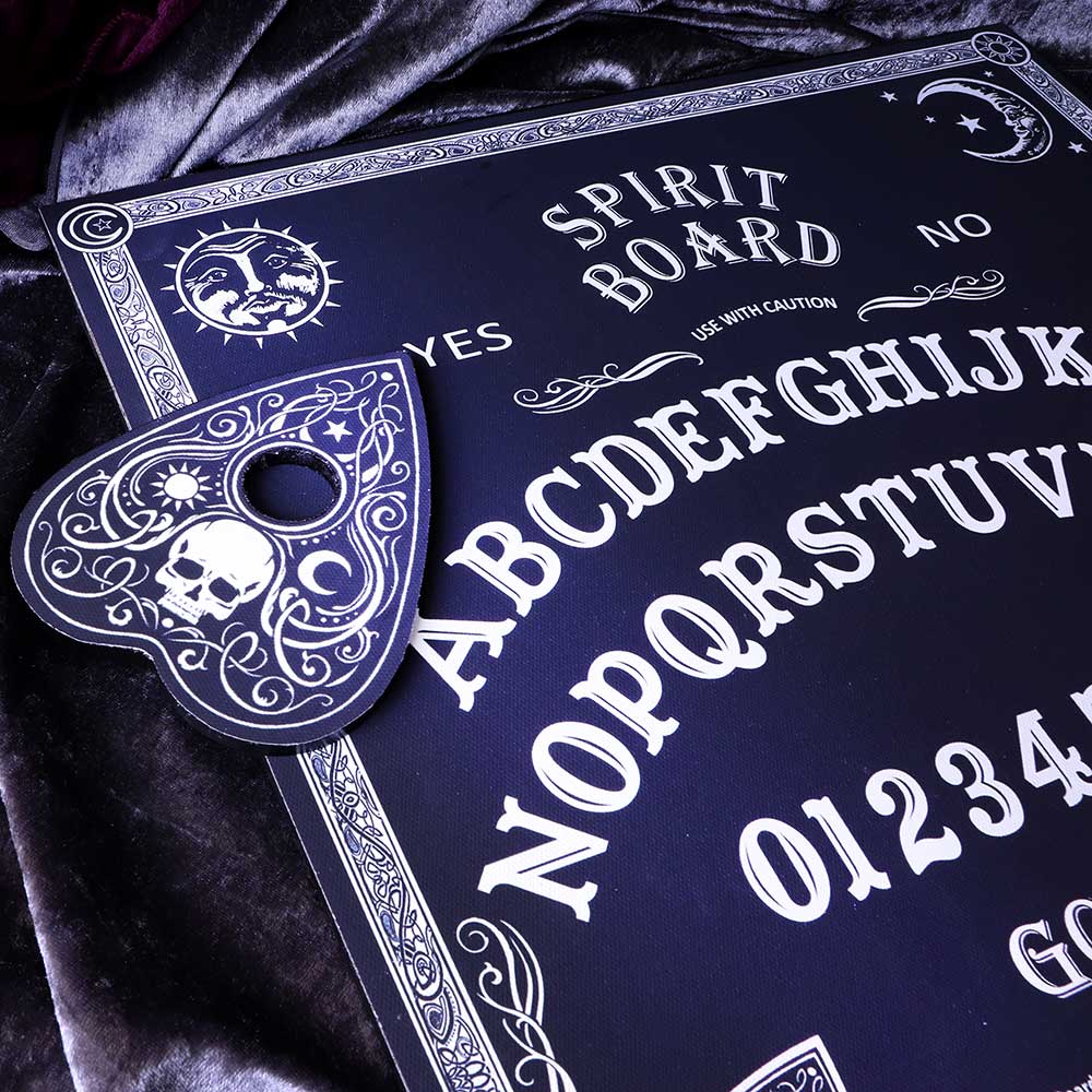 Black and White 38.5cm Spirit Ouija Board