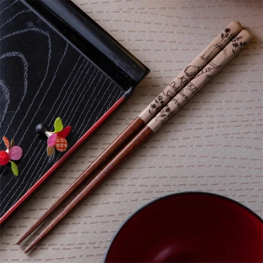 Studio Ghibli Kiki's Delivery Service Brown Lacquered Chopsticks