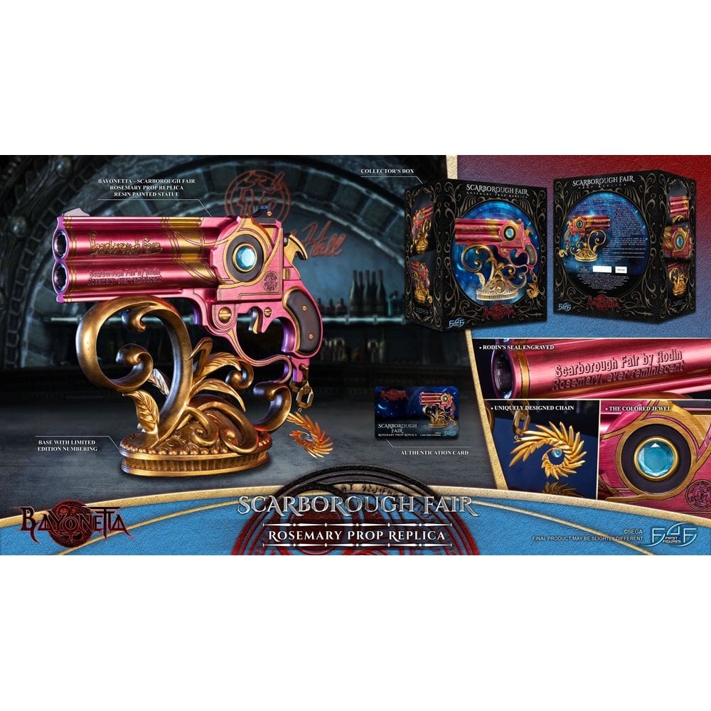 Bayonetta: Scarborough Fair Prop Replicas (Rosemary Blue) RESIN Statue