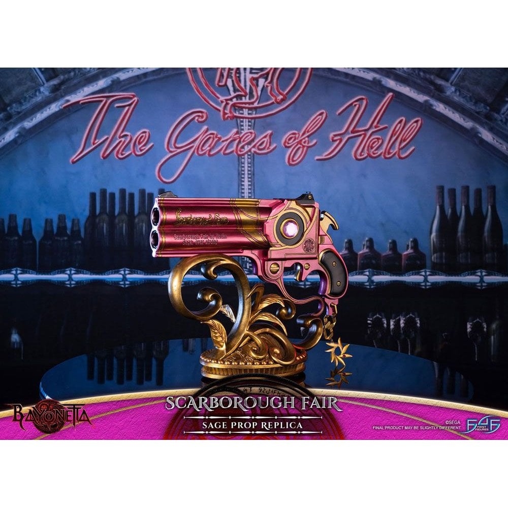 Bayonetta: Scarborough Fair Prop Replicas (Sage Red) RESIN Statue