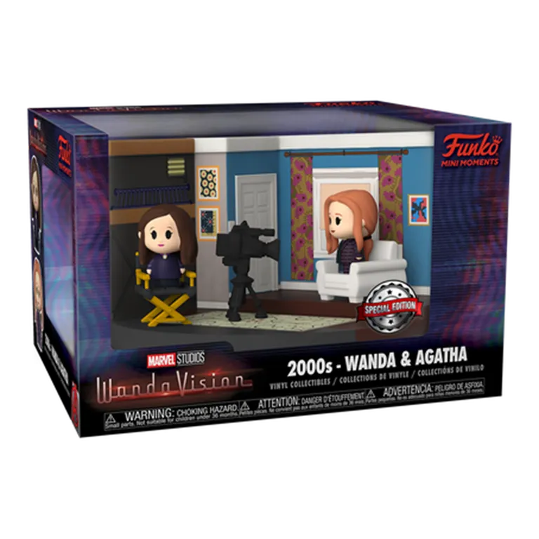Wandavision: Funko POP! Mini Moments: 2000's Wanda & Agatha 3.75 Inch Vinyl Figure