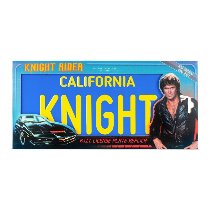 Knight Rider K.I.T.T. License Plate Replica