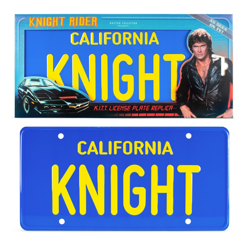 Knight Rider K.I.T.T. License Plate Replica