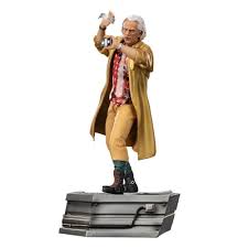 Back to the Future Part 2 Doc Brown Iron Studios 9.8" Figure