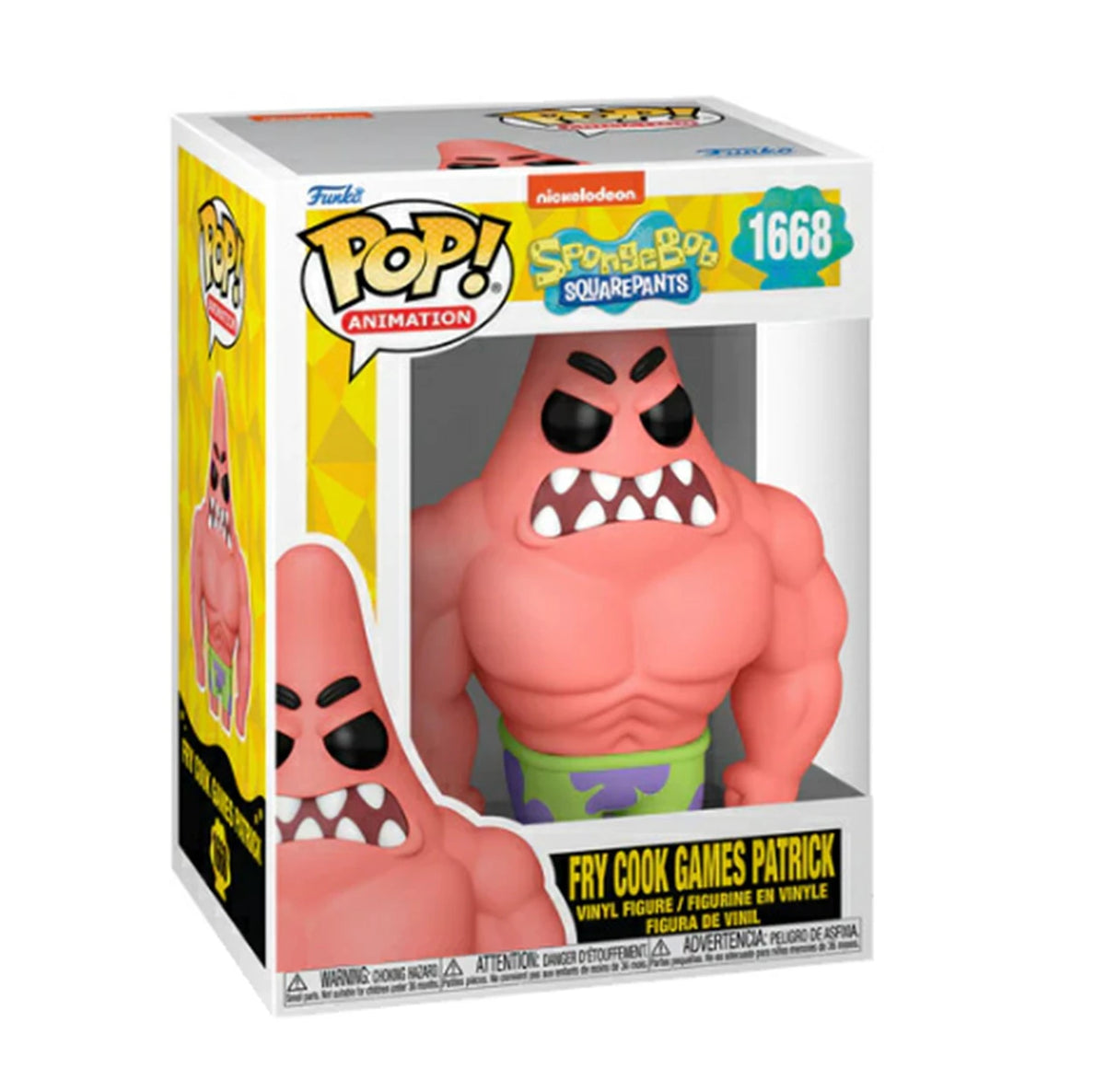 SpongeBob SquarePants Fry Cook Games Patrick Funko Pop! Vinyl Figure #1668