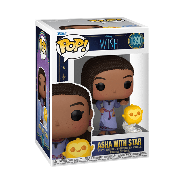 Disney Wish Asha With Star Funko Pop! Vinyl Figure #1390