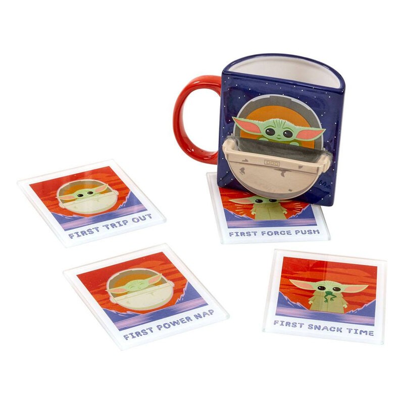 Star Wars The Mandalorian: The Child Polaroid Coaster 4 Pack
