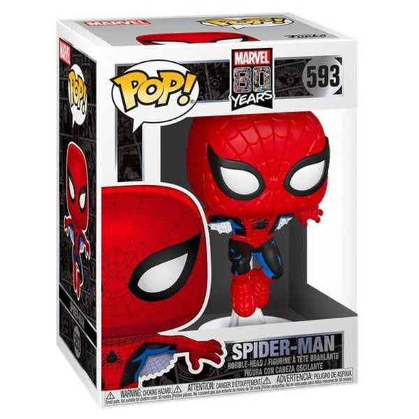 Marvel 80th Anniversary Spider-Man (First Appearance) Funko Pop! Vinyl Figure #593