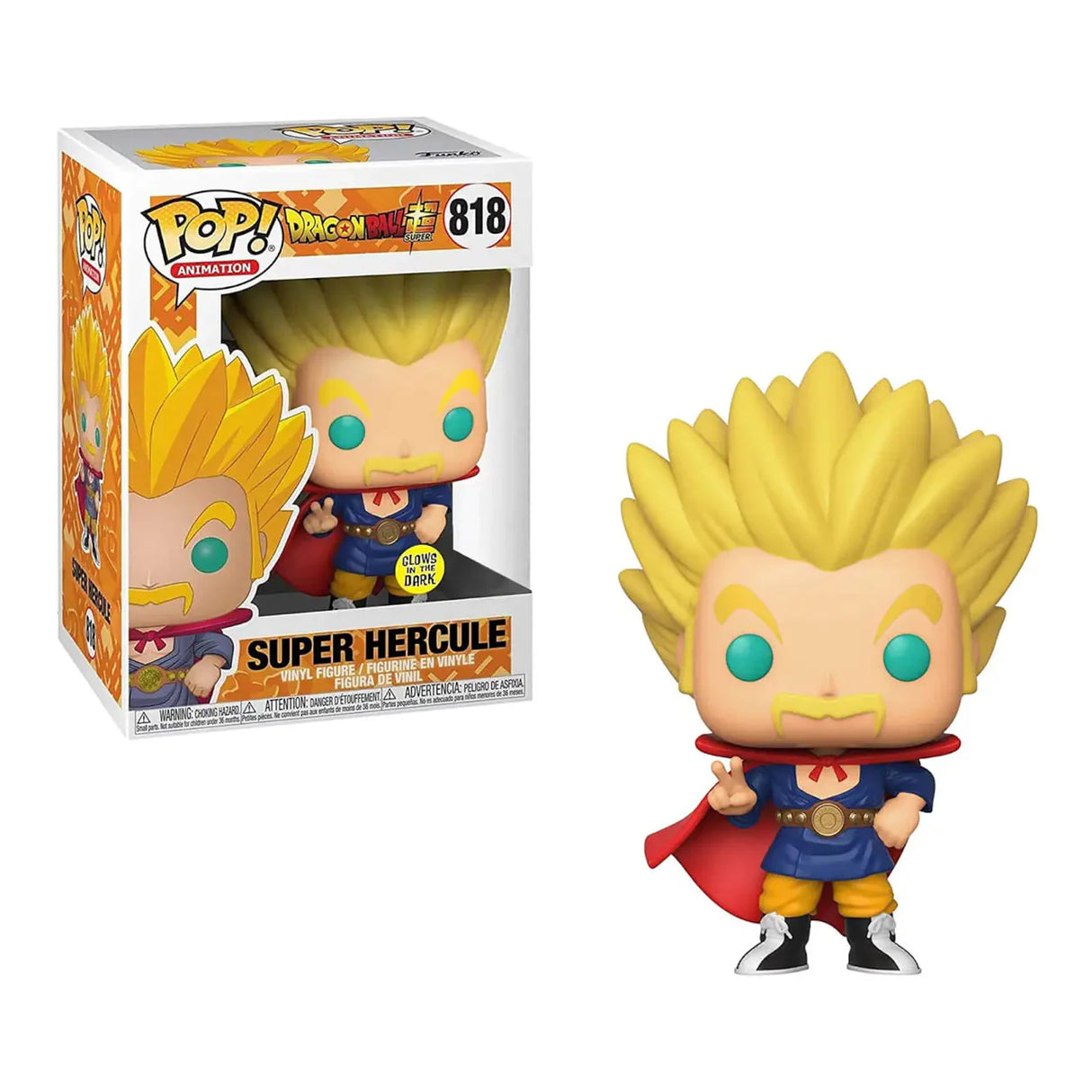 Dragon Ball Super Super Hercule (Glow in the Dark) Funko Pop! Vinyl Figure #818