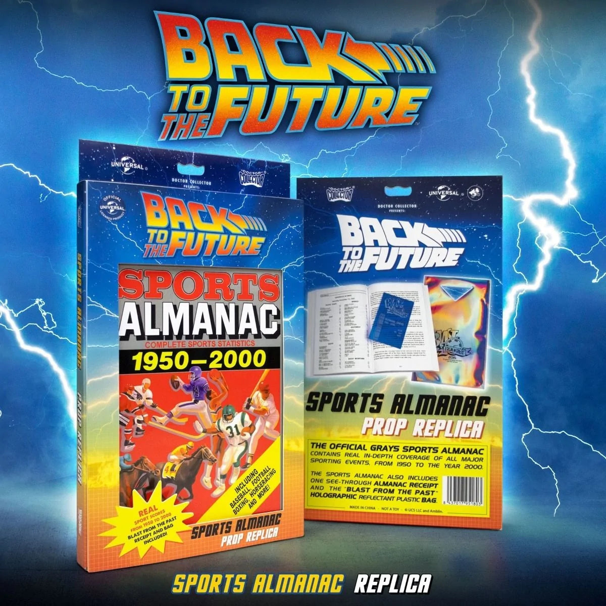 Back to the Future Greys Sports Almanac Prop Replica