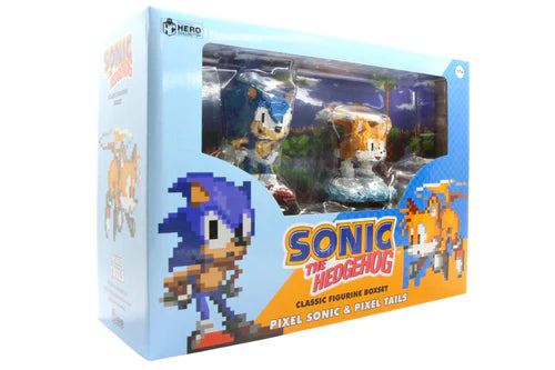 Sonic The Hedgehog Classic Figurine Boxset Pixel Sonic & Pixel Tails