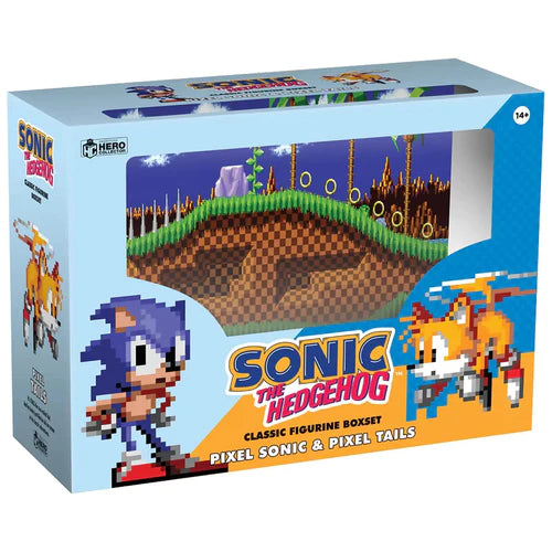 Sonic The Hedgehog Classic Figurine Boxset Pixel Sonic & Pixel Tails