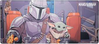 Star Wars The Mandalorian XL Gaming Mouse Mat